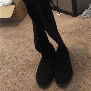 Black Over The Knee Boots